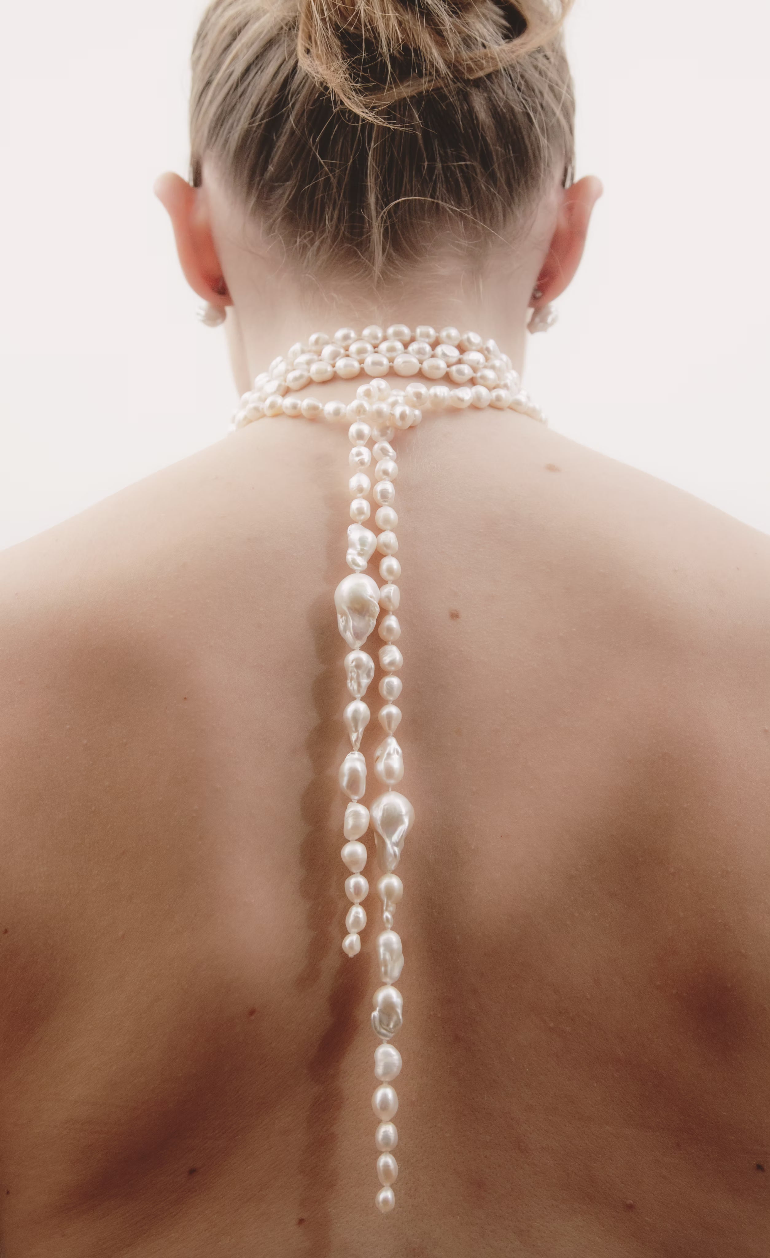 Bellarine | Baroque & Oval Pearl Strand in Cream
