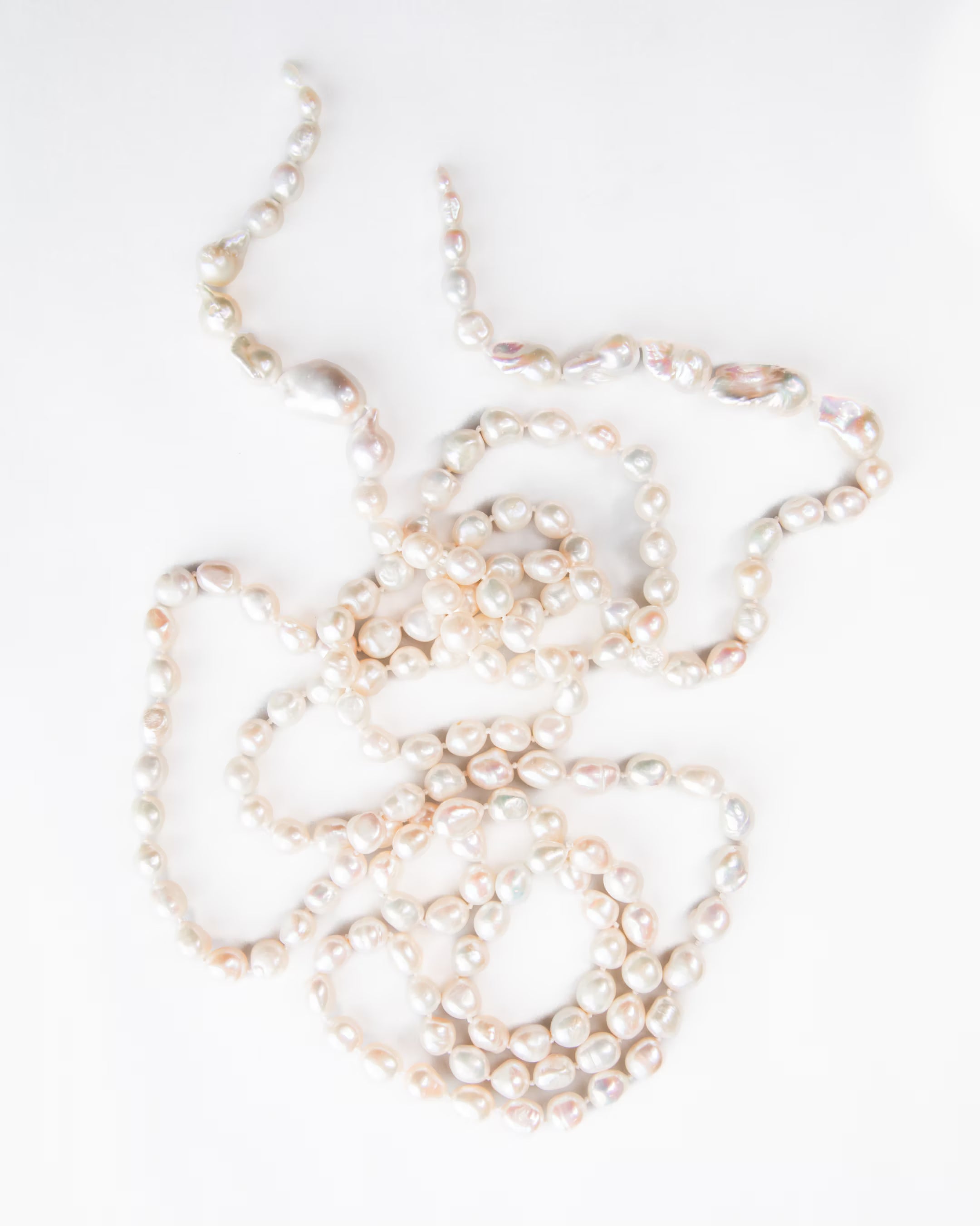 Bellarine | Baroque & Oval Pearl Strand in Cream