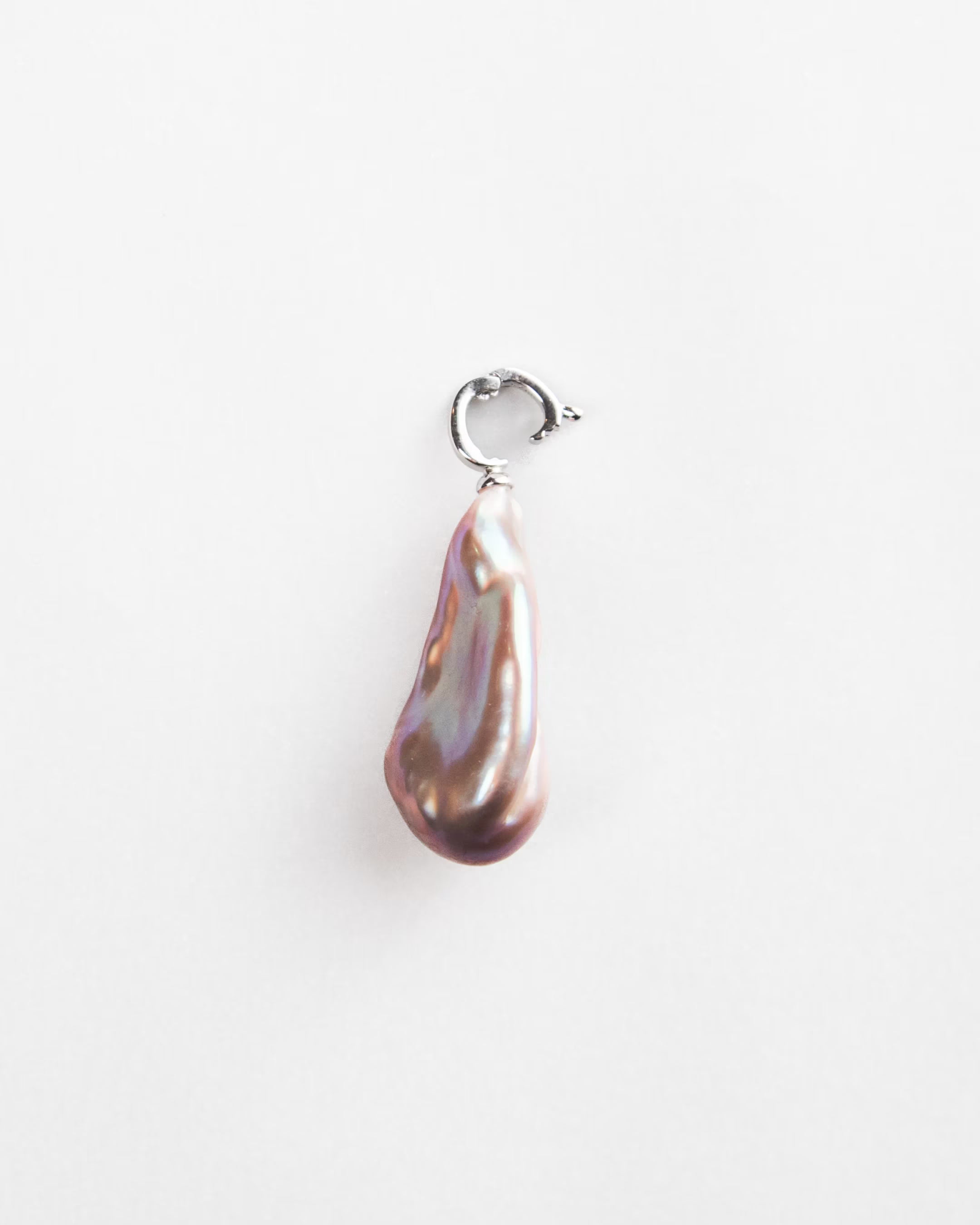 Lumiel | Baroque Pearl Pendant in Plum Blush