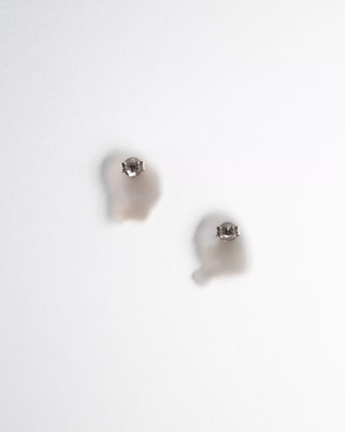 Auralen | Petit Baroque Pearl Studs in Cream