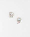 Auralen | Petit Baroque Pearl Studs in Cream