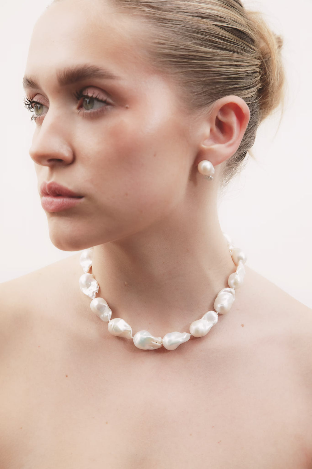 Ondine | Grand Baroque Pearl Necklace in Cream