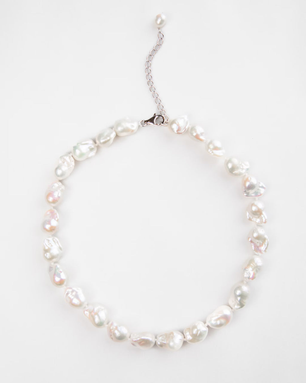 Morvenna | Petite Baroque Pearl Necklace in Cream